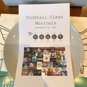 The Vault - Cocktail Class Theme & Menu (front) - American Near Me - Tulsa, Oklahoma The Vault - Cocktail Class Theme & Menu (front) - American Near Me - Tulsa, Oklahoma