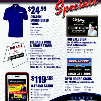Sentry Printing - Real Estate Signs Specials!! - Printing Services Near Me - Bellflower, California Sentry Printing - Real Estate Signs Specials!! - Printing Services Near Me - Bellflower, California