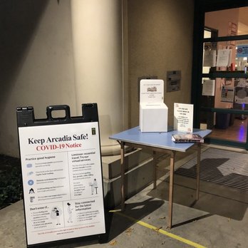 Arcadia Public Library - Covid protocol: pick up area - Libraries Near Me - Arcadia, California