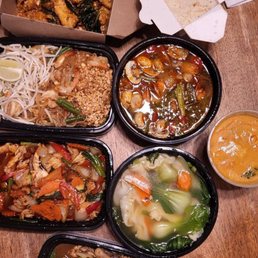 Variety of Thai dishes from Thida Thai Kitchen Variety of Thai dishes from Thida Thai Kitchen