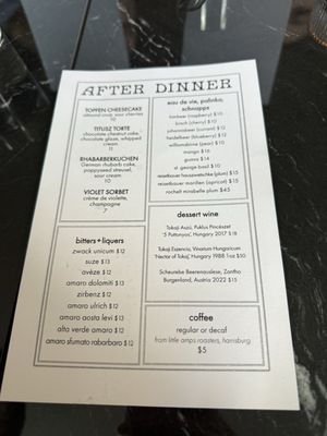 Menu photo 4 Titusz Pittsburgh, PA Menu photo 4 Titusz Pittsburgh, PA