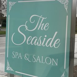 The Seaside Spa & Salon - Sign from street side.