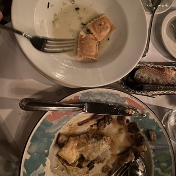 La Ripaille - Mushroom appetizer and lobster ravioli - French Near Me - New York, New York La Ripaille - Mushroom appetizer and lobster ravioli - French Near Me - New York, New York