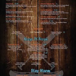 Riverview Local Eatery - Main Menu