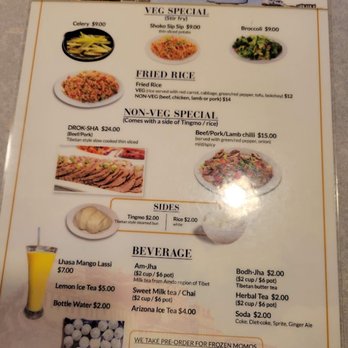 LHASA Tibetan Restaurant - Menu - Himalayan/Nepalese Near Me - New York, New York LHASA Tibetan Restaurant - Menu - Himalayan/Nepalese Near Me - New York, New York