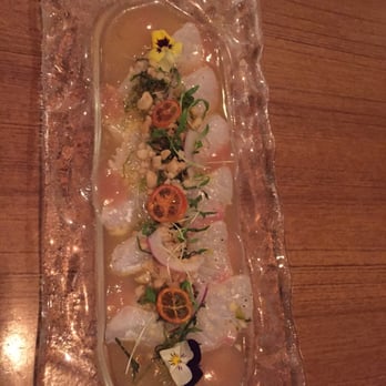 Kata Robata - Red snapper with 柚子汁 - Sushi Bars Near Me - Houston, Texas