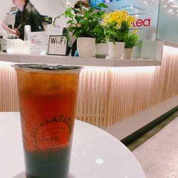 Sharetea - oolong tea with boba - Bubble Tea Near Me - Los Angeles, California Sharetea - oolong tea with boba - Bubble Tea Near Me - Los Angeles, California
