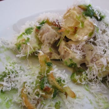 Il Bambino - Fingerling potato salad with truffle aioli, fried shallots, and pecorino - Italian Near Me - Astoria, New York