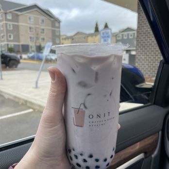 Onit Cafe - Taro milk tea with boba - Coffee & Tea Near Me - Federal Way, Washington Onit Cafe - Taro milk tea with boba - Coffee & Tea Near Me - Federal Way, Washington