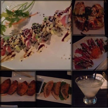 Top Sushi - Lanky roll, baked mussels, dumpling, peach lychee martini, beef tataki, monkey brains. - Sushi Bars Near Me - Houston, Texas Top Sushi - Lanky roll, baked mussels, dumpling, peach lychee martini, beef tataki, monkey brains. - Sushi Bars Near Me - Houston, Texas