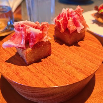 Addison - Iberian ham over potato croquette - New American Near Me - San Diego, California