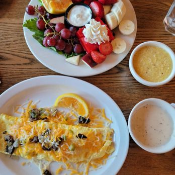 Old Mill Restaurant - Vegetable omelet and Fruit plate - American Near Me - Pigeon Forge, Tennessee Old Mill Restaurant - Vegetable omelet and Fruit plate - American Near Me - Pigeon Forge, Tennessee