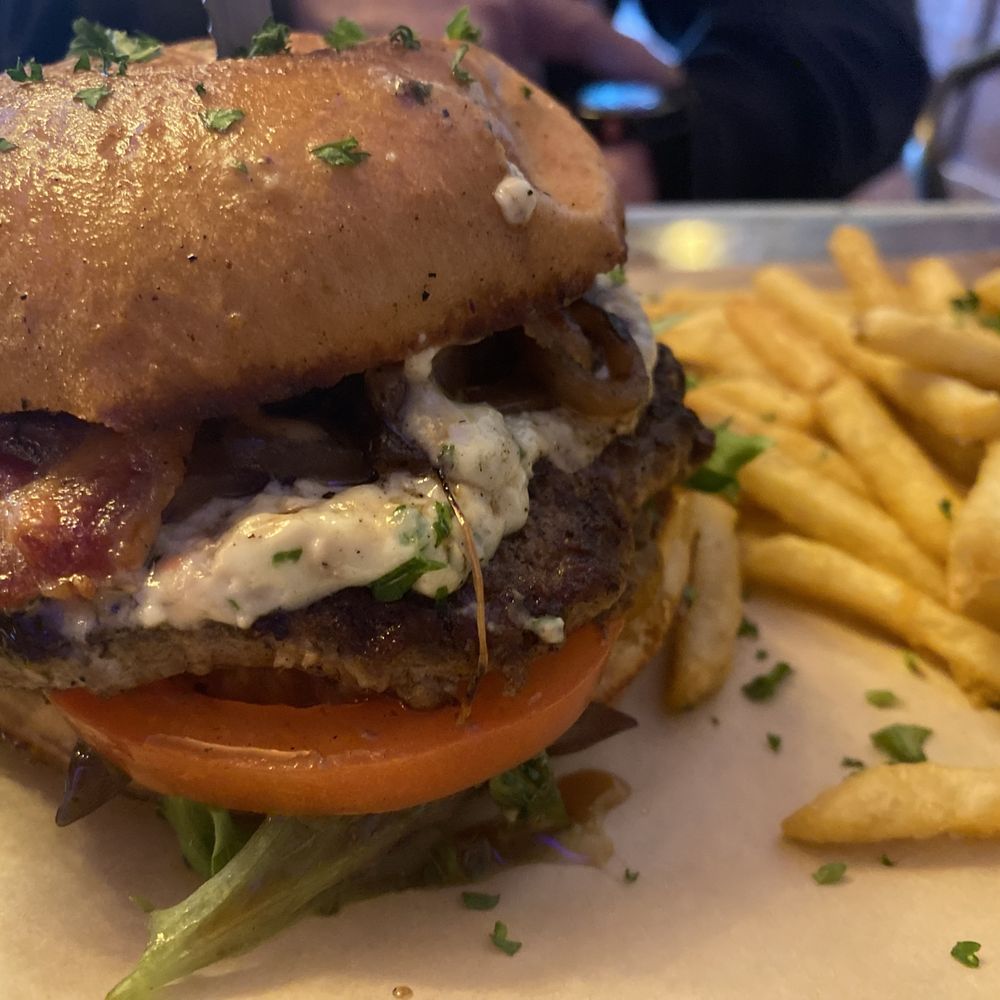 Represa Grill by Chef William Hartzell - Dam blues burger - Burgers Near Me - Folsom, California Represa Grill by Chef William Hartzell - Dam blues burger - Burgers Near Me - Folsom, California
