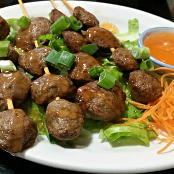Zabb Elee - Laotion/Thai meatball skewers - Laotian Near Me - Lowell, Massachusetts