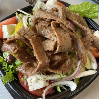 Michael's Beef House - Never disappoints! Greek salad w/ gyros- made fresh to order! Delicious! - Hot Dogs Near Me - Oak Park, Illinois