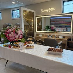 Deloux Nail Salon - Beginning of the Grand Opening. Tons of food delivered after this pic was taken.