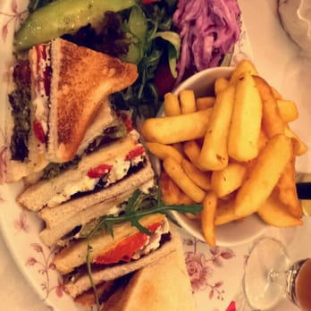 Richmond Tea Rooms - Veggie Club w/goats cheese - Tea Rooms Near Me - Manchester, XGM Richmond Tea Rooms - Veggie Club w/goats cheese - Tea Rooms Near Me - Manchester, XGM