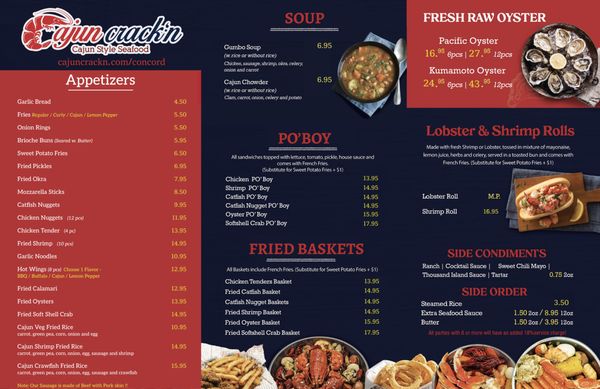 Cajun Crackn Concord by null