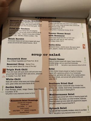Menu photo 8 Fork in The Alley Roanoke, VA