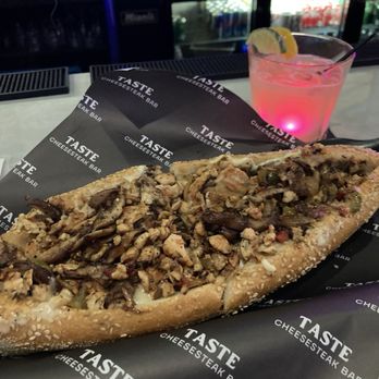 Taste Cheesesteak Bar - Chicken cheesesteak with mushrooms - Cheesesteaks Near Me - Philadelphia, Pennsylvania