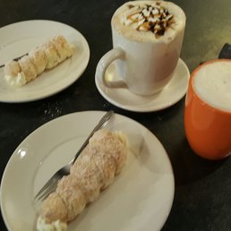 PHENOMENAL Drinks!!!! We had Milky Way, Hazelnut Cafe Latte, and some Cream Horn's! It was so delicious! PHENOMENAL Drinks!!!! We had Milky Way, Hazelnut Cafe Latte, and some Cream Horn's! It was so delicious!