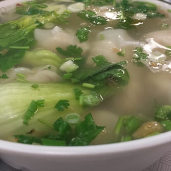 Ping's Place - Wonton soup (shrimp wontons) - Taiwanese Near Me - Duluth, Georgia