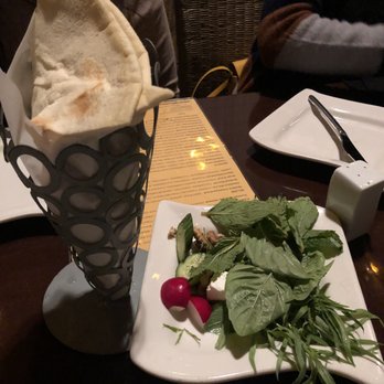 Zafron Restaurant - Pita bread and fresh herbs and feta - Persian/Iranian Near Me - Sandy Springs, Georgia Zafron Restaurant - Pita bread and fresh herbs and feta - Persian/Iranian Near Me - Sandy Springs, Georgia