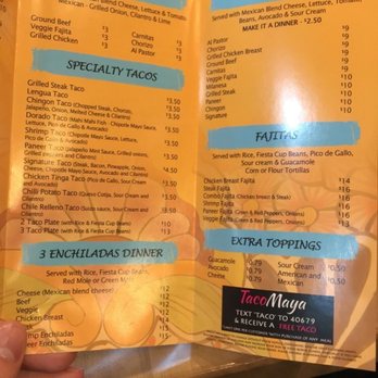 Taco Maya - Menu - Desserts Near Me - Chicago, Illinois