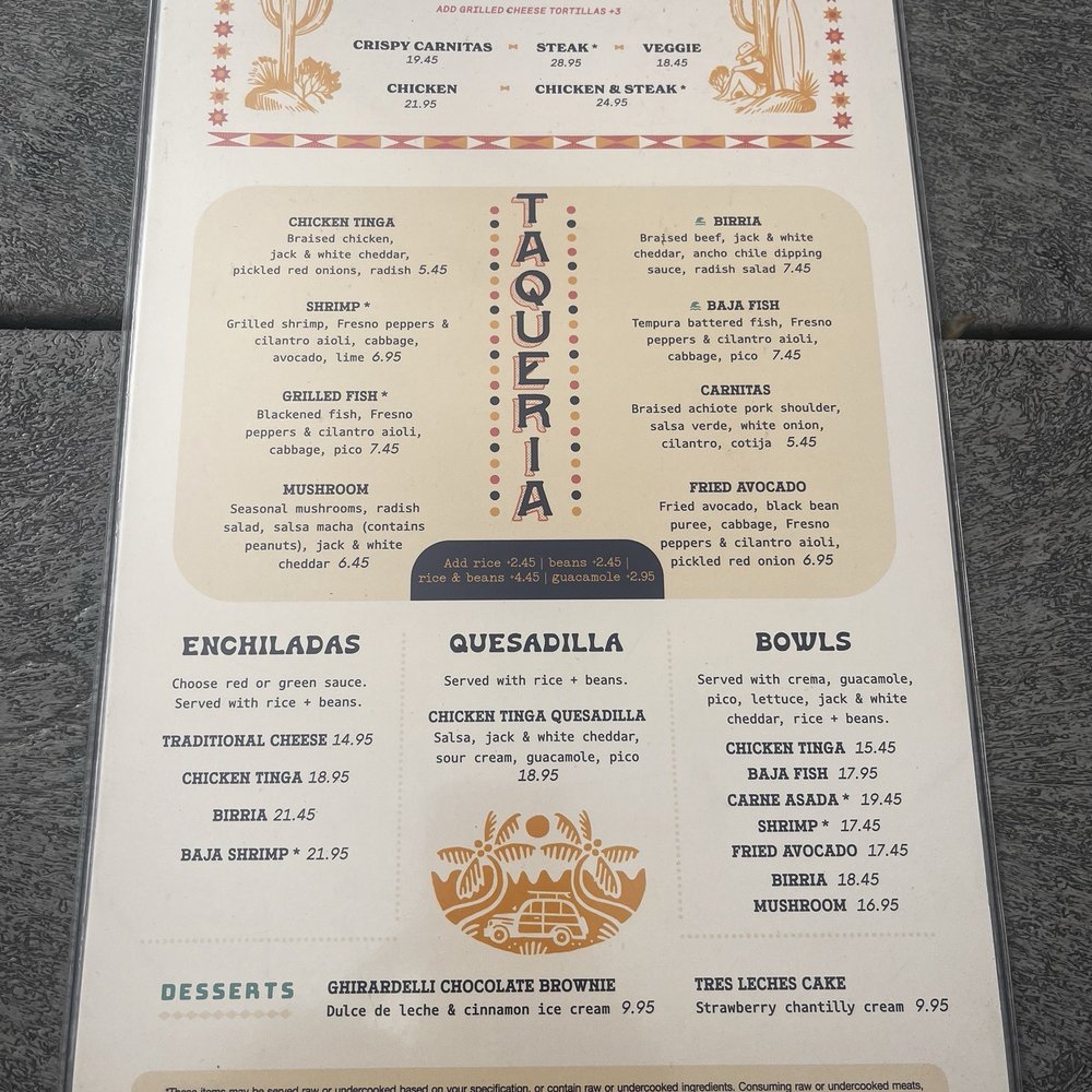 Lady Nomada - Mexican Kitchen - menu - Mexican Near Me - Arvada, Colorado