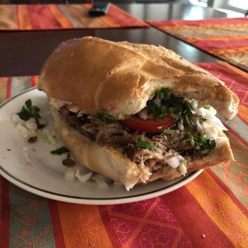 La Espiga Dorada - Homemade carnitas torta with their bolillo bread - Bakeries Near Me - Beaverton, Oregon