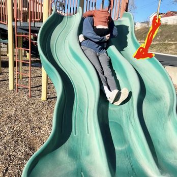 Rohmer Park - The arrow points to the slide that almost ended me. - Parks Near Me - Ogden, Utah Rohmer Park - The arrow points to the slide that almost ended me. - Parks Near Me - Ogden, Utah