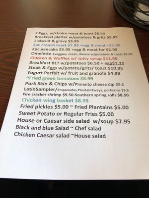Menu photo 5 Flightline Cafe Winter Haven, FL