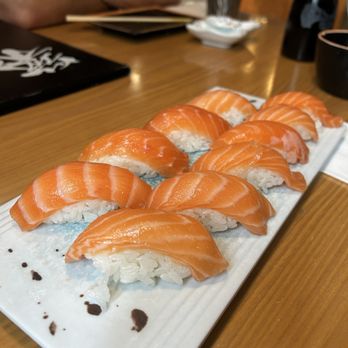 Tsukiji - Salmon nigiri - Japanese Near Me - Fresno, California