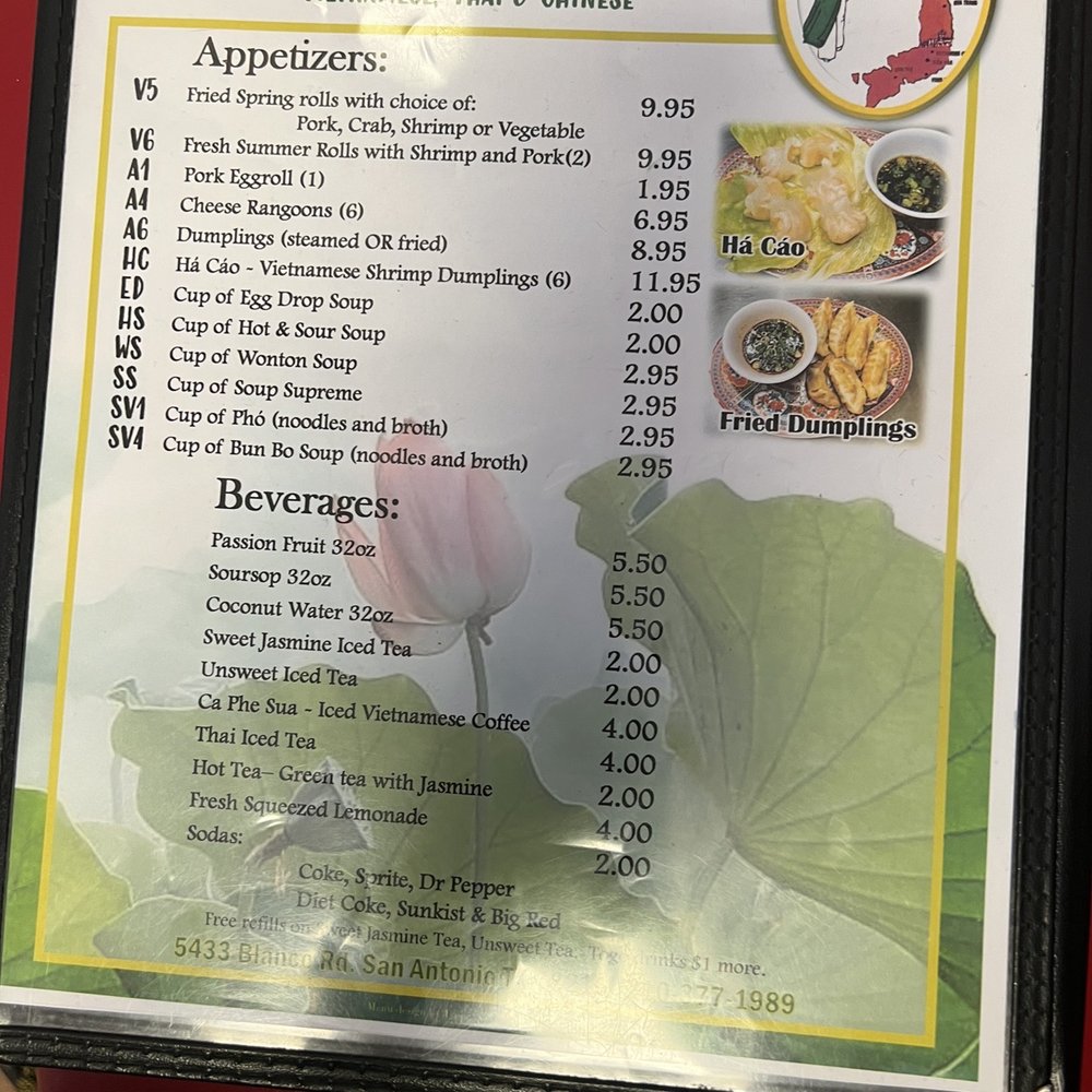Menu 2/6 Menu 2/6