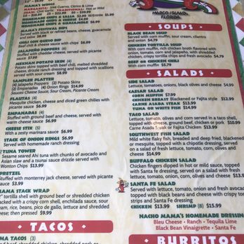 Nacho Mama's - Menu - Mexican Near Me - Marco Island, Florida Nacho Mama's - Menu - Mexican Near Me - Marco Island, Florida