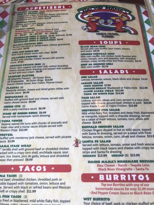 Menu photo 7 Nacho Mama's Marco Island, FL