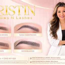 Exterior outside entrance of Kristin Brows N Lashes - San Diego, California Exterior outside entrance of Kristin Brows N Lashes - San Diego, California