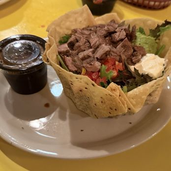 Casa Rio - Taco Salad w Beef - Mexican Near Me - San Antonio, Texas