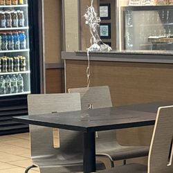 Dunkin' - Table was just wiped down.