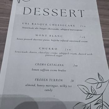 El Cielo - Dessert Menu - Tapas Bars Near Me - Honolulu, Hawaii El Cielo - Dessert Menu - Tapas Bars Near Me - Honolulu, Hawaii