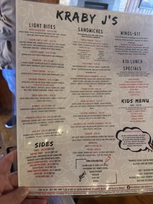 Menu photo 1 Kraby J's Antioch, IL Menu photo 1 Kraby J's Antioch, IL