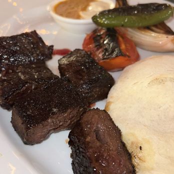 Laya Restaurant - Wagyu Beef Kebab - just okay, Nothing special. Slightly overcooked. - Mediterranean Near Me - Los Angeles, California Laya Restaurant - Wagyu Beef Kebab - just okay, Nothing special. Slightly overcooked. - Mediterranean Near Me - Los Angeles, California