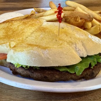 Buoy 9 Restaurant & Lounge - Meatloaf sandwich and fries ($3 add on). - Fish & Chips Near Me - Hammond, Oregon