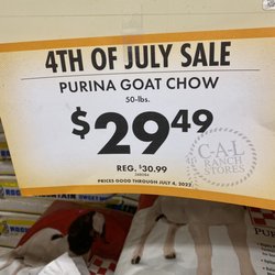 C-A-L Ranch Stores - Increased price and labeled it SALE