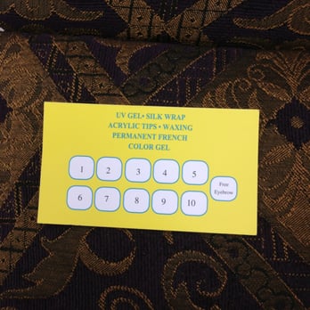 Iris S Nails - Business card back. - Nail Salons Near Me - Ozone Park, New York