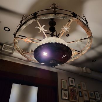 Bacchus' Kitchen + Wine Bar - circular light fixture in the middle of a room - New American Near Me - Pasadena, California Bacchus' Kitchen + Wine Bar - circular light fixture in the middle of a room - New American Near Me - Pasadena, California