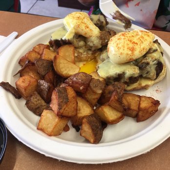 Button Up Cafe - Korean Braised Short Rib eggs benny - Breakfast & Brunch Near Me - Pearl City, Hawaii Button Up Cafe - Korean Braised Short Rib eggs benny - Breakfast & Brunch Near Me - Pearl City, Hawaii