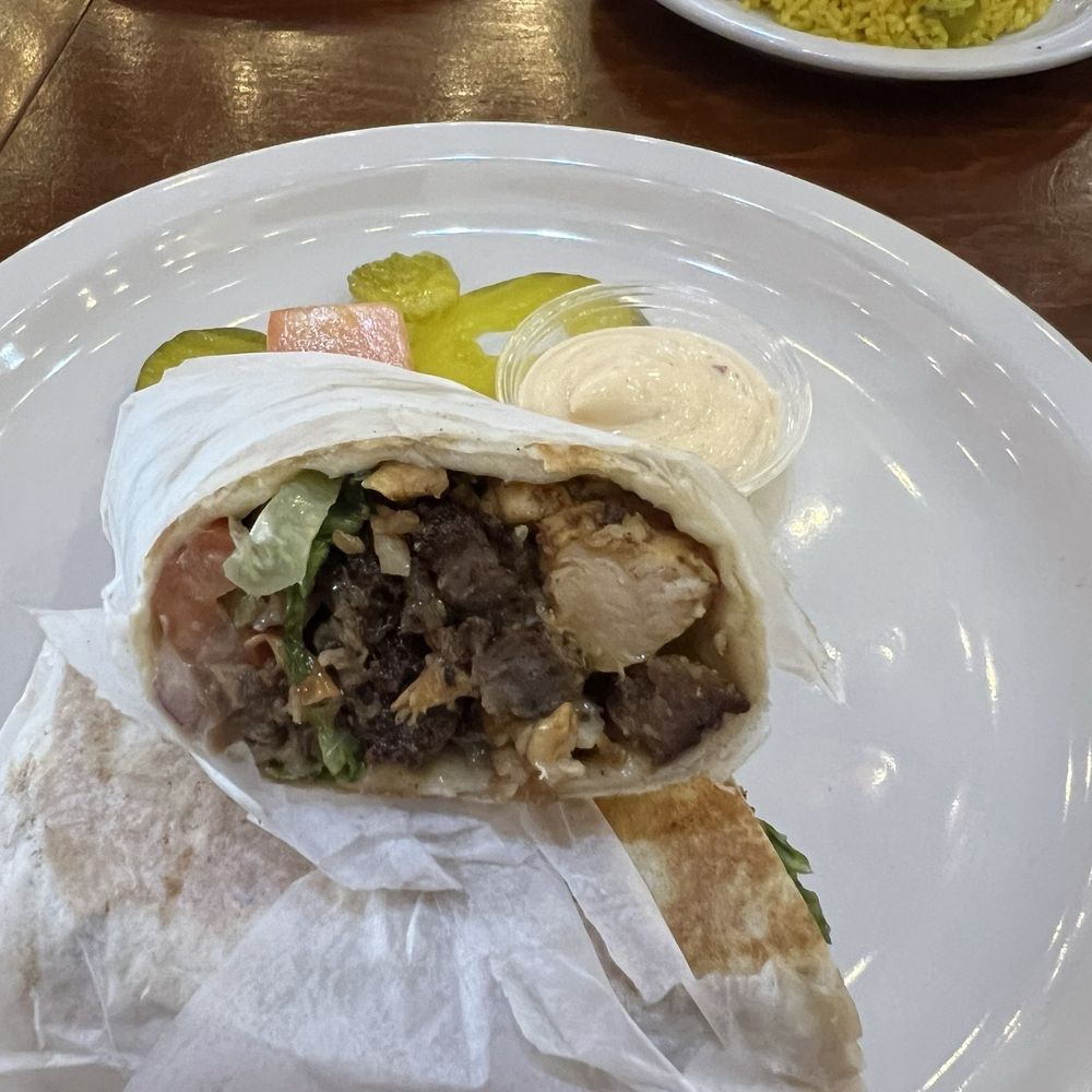 Kenz - Beef/Chicken M. Shawarma Wrap - Mediterranean Near Me - Houston, Texas