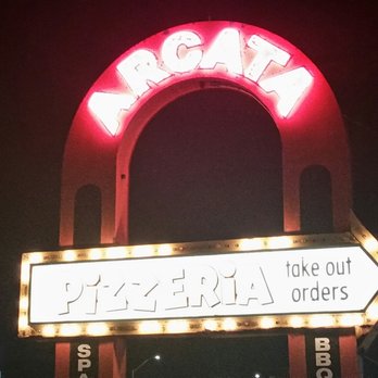 Arcata Pizzeria - a neon sign for a pizzeria - Pizza Near Me - Windsor, Ontario
