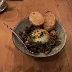 Locofama - Sous vide egg on truffled mushrooms with parm. Amazing.